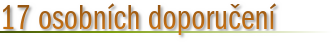 Osobní doporučení